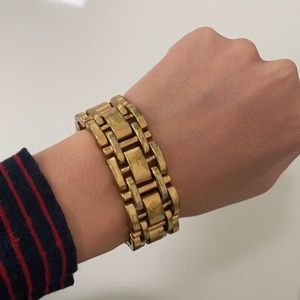 J crew gold chain bracelet